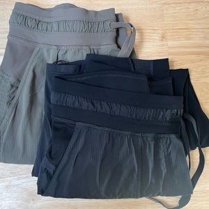 2 PAIRS: Lululemon Dance Studio cropped joggers size 10